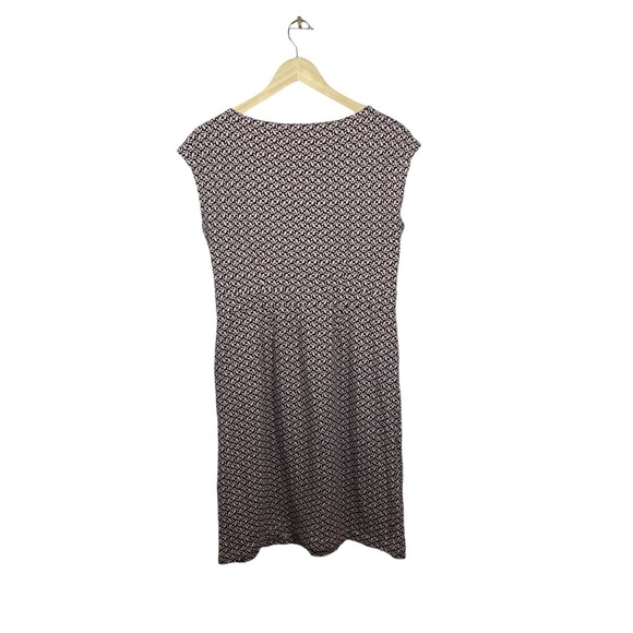 Boden Women’s Florrie Jersey Floral Dress in Dusty Pink/Black Size 10 - Picture 11 of 13